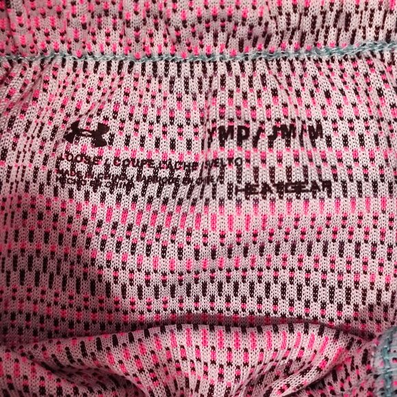 Under Armour Athletic short light blue pink mix women's  youth's size YMD - Picture 3 of 3